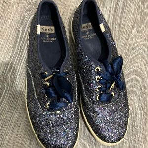 Kate spade keds glitter sneakers